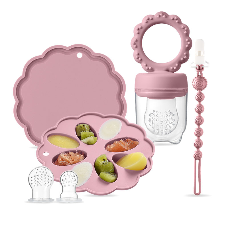 Baby Food Pouches 1 Year Old - Silikonowy podajnik na owoce dla niemowląt
