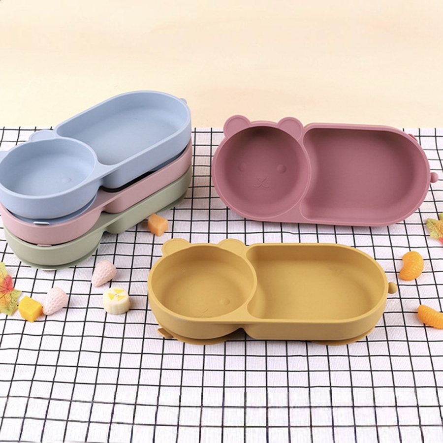 Silicone Suction Bowl - Silikonowa miska z przyssawką dla niemowląt