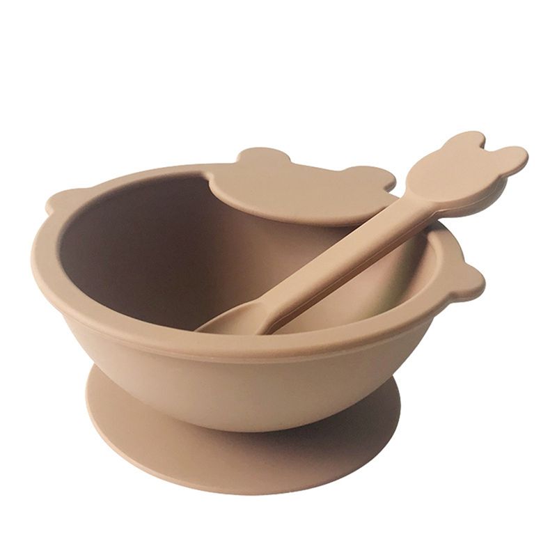 Silicone Suction Bowl - 1 Zestaw Silikonowych Miseczek z Przyssawką