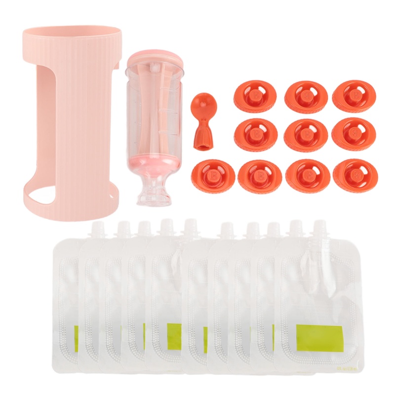 Baby Food Pouches 1 Year Old - Stacja do wyciskania domowej karmy dla