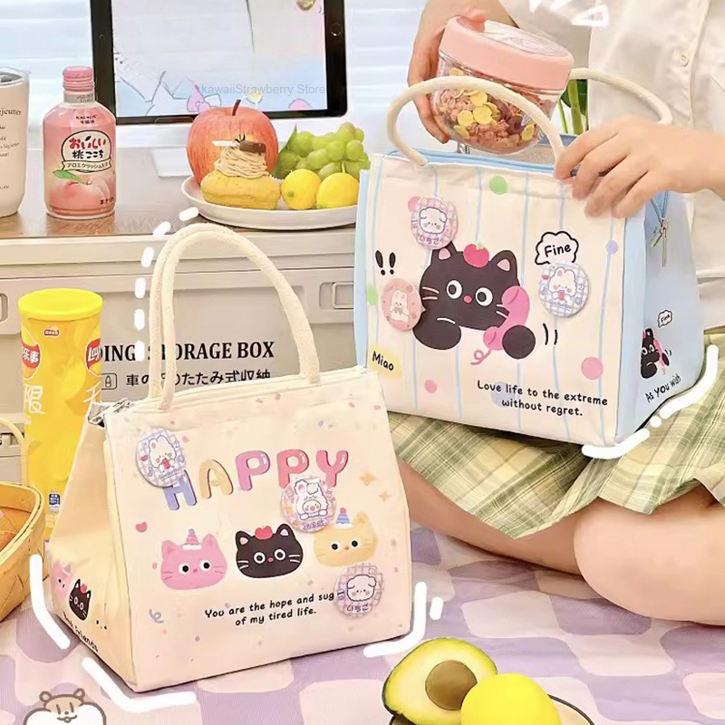 Baby Food Zip Lock Bag - Kawaii Termiczne torby na lunch dla