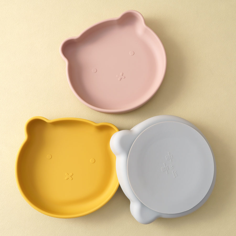 Baby Food Delivery - 1PC Silikonowe naczynia dla niemowląt Talerz