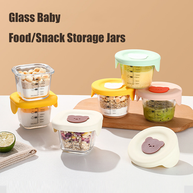 Baby Food Glass Jars - 180ml szklane słoiki do przechowywania żywności