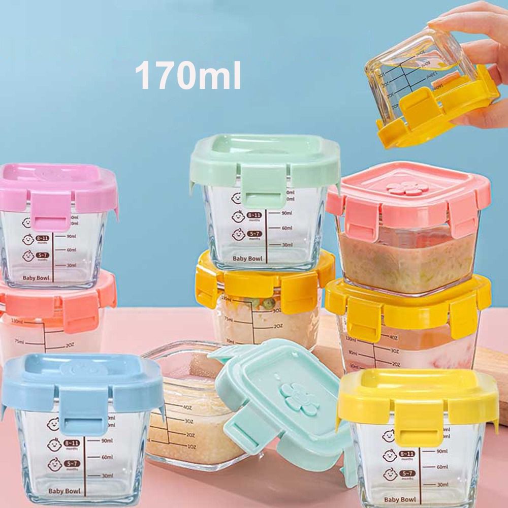 Baby Food Glass Jars - Fashion 170ml Pudełko do przechowywania żywności