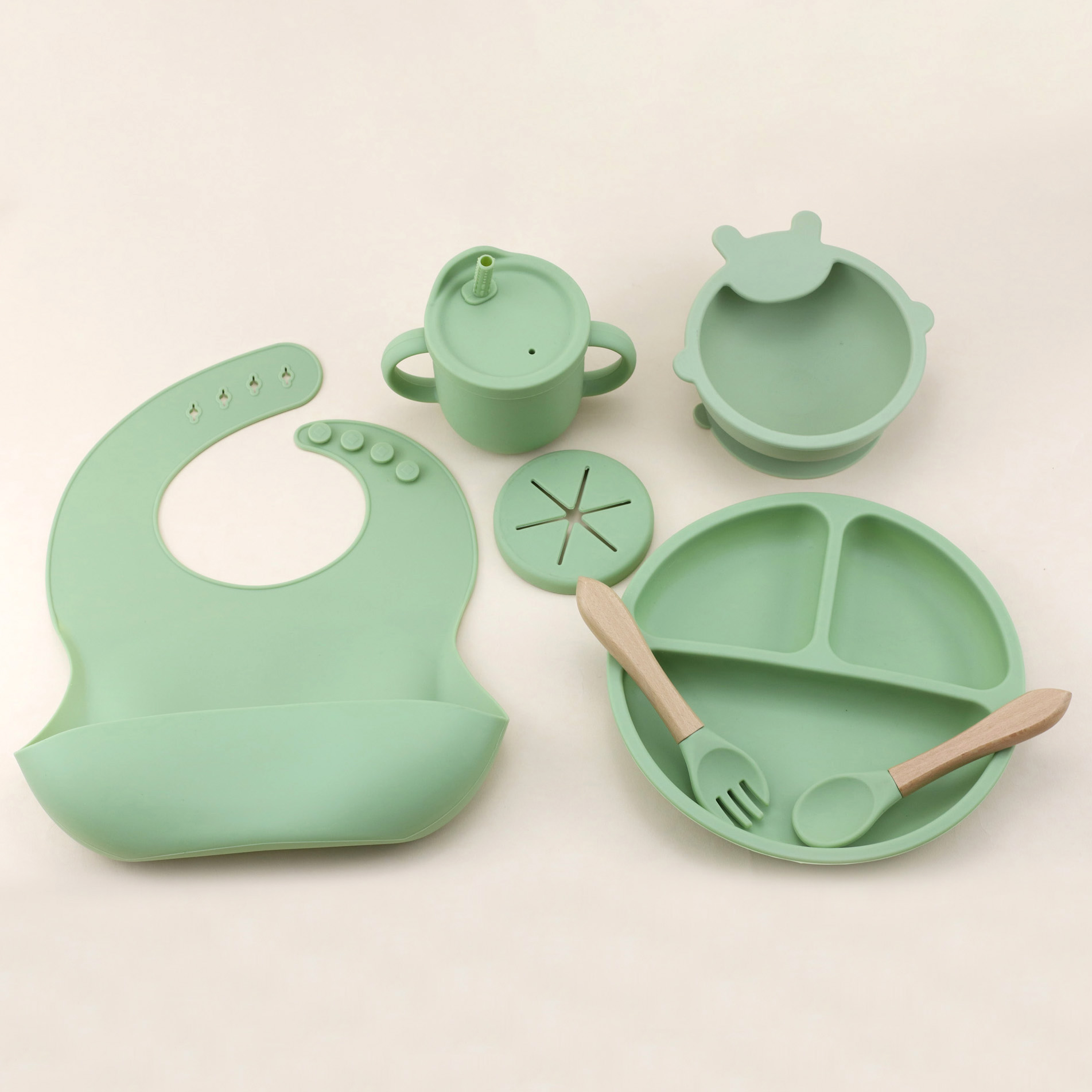 7-częściowy zestaw silikonowej – Silicone Suction Bowl recenzja i cena