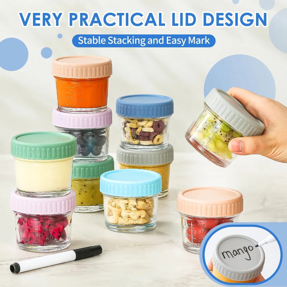 6 szt. Szklane słoiki typu Mas – Baby Food Glass Jars recenzja i cena