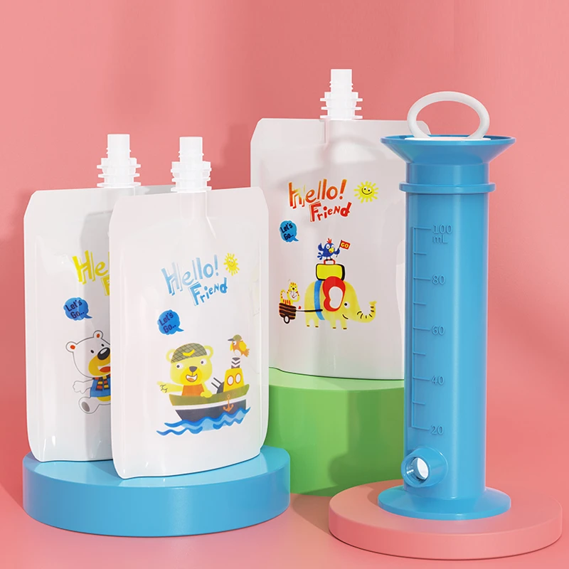 Dozownik do napełniania Puree  – Baby Food Pouches 1 Year Old recenzja i cena