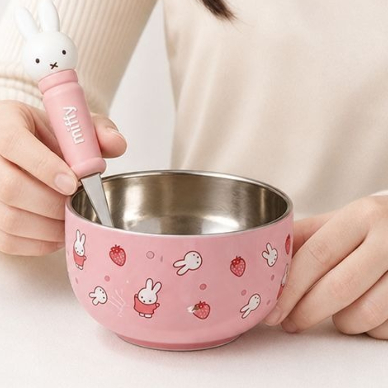 Kreskówkowa, kawaii miseczka M – Baby Food In Japan recenzja i cena