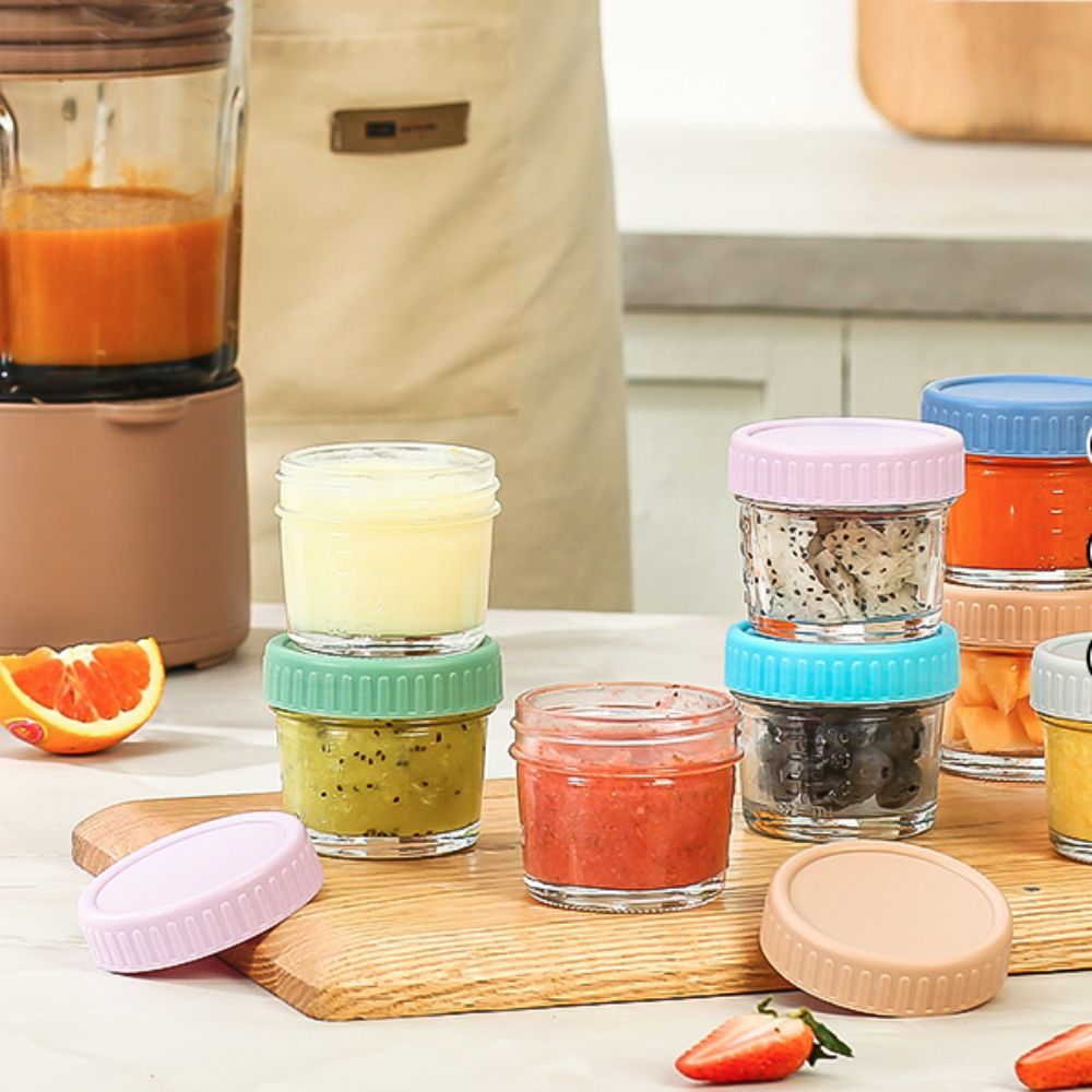 6 szt. Szklanych słoików typu  – Baby Food Glass Jars recenzja i cena