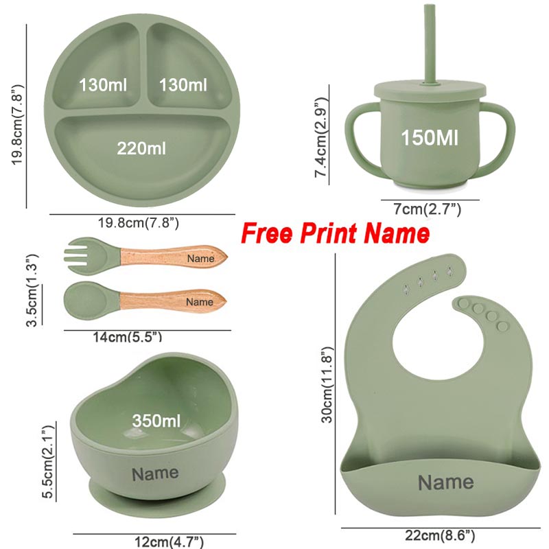 6-częściowy zestaw do karmieni – Silicone Suction Bowl recenzja i cena