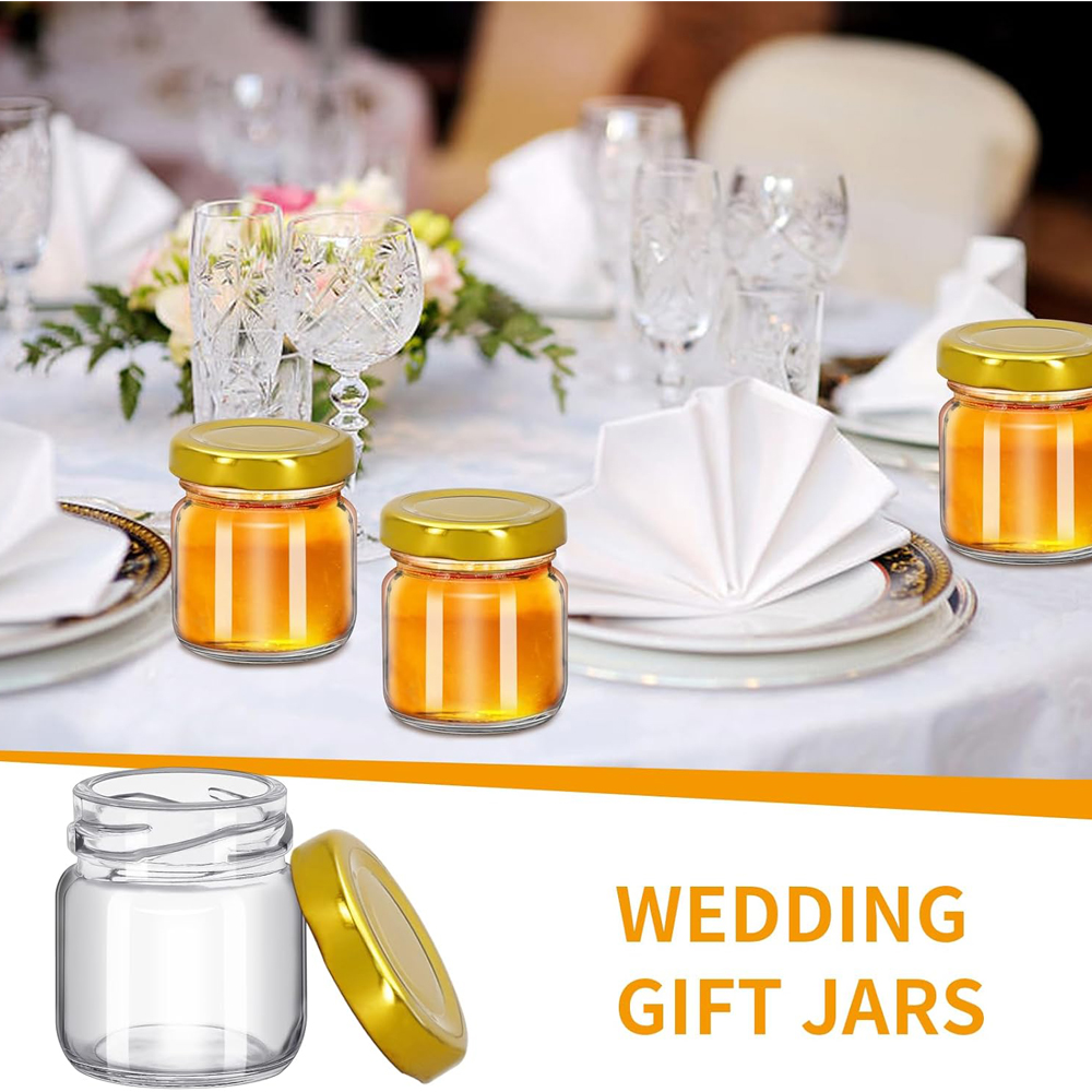 Okrągłe mini słoiczki na miód, – Baby Food Glass Jars recenzja i cena