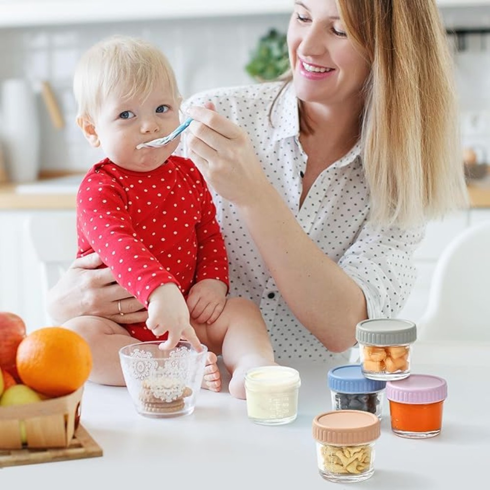 6 szt. Szklanych słoików typu  – Baby Food Glass Jars recenzja i cena