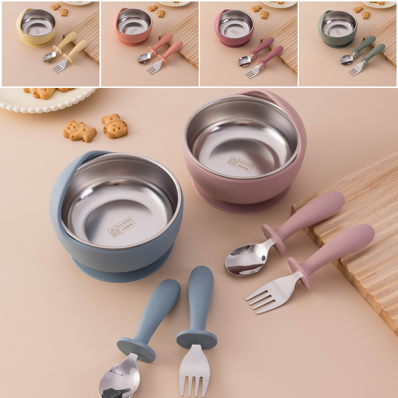 Zestaw do karmienia dla dzieci – Silicone Suction Bowl recenzja i cena