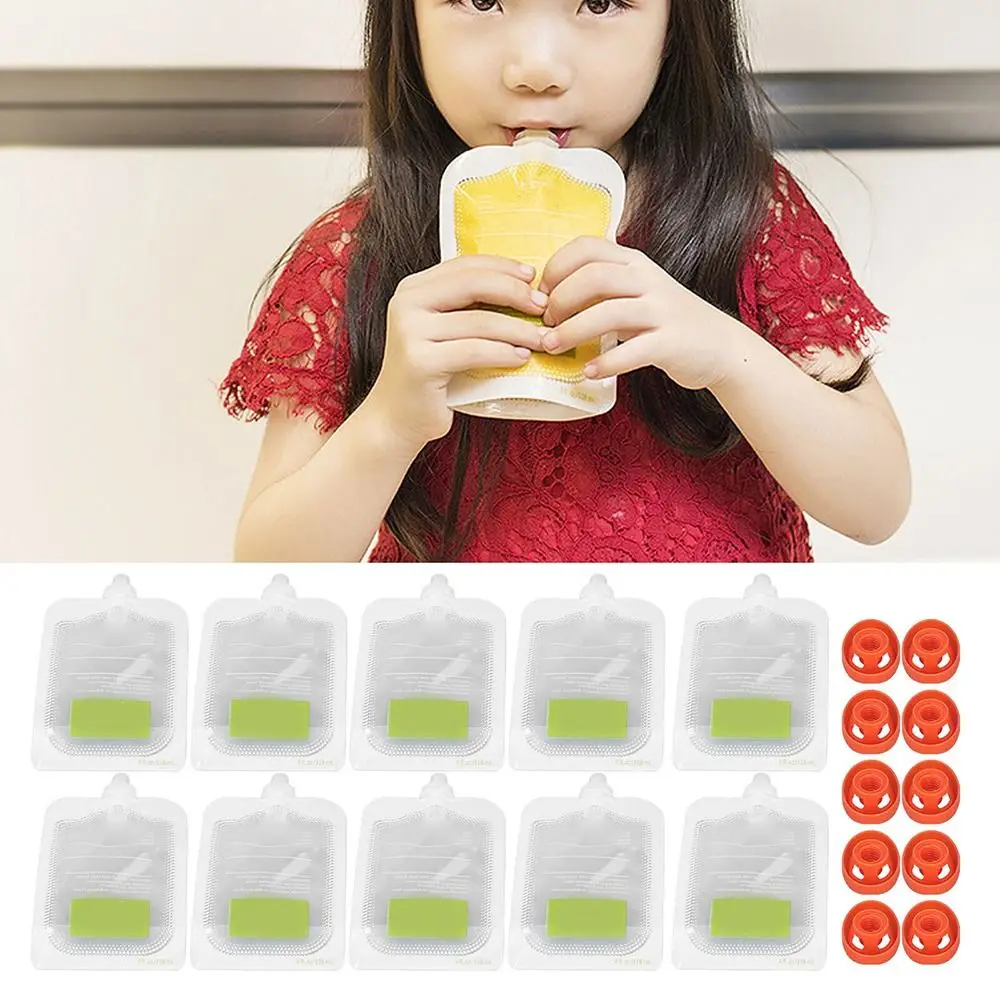 10 szt. Wielokrotnego użytku u – Baby Food Pouches 1 Year Old recenzja i cena
