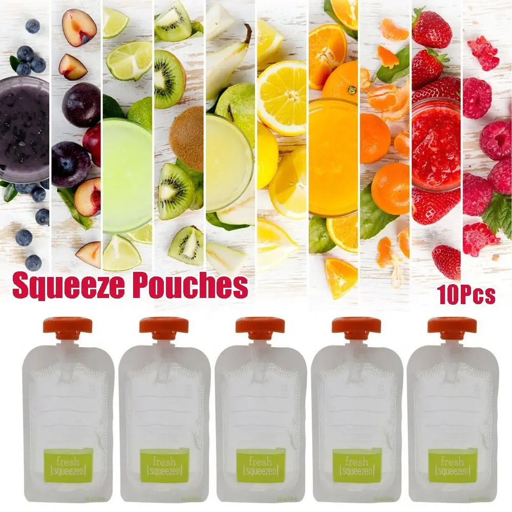 10 szt. Wielokrotnego użytku u – Baby Food Pouches 1 Year Old recenzja i cena